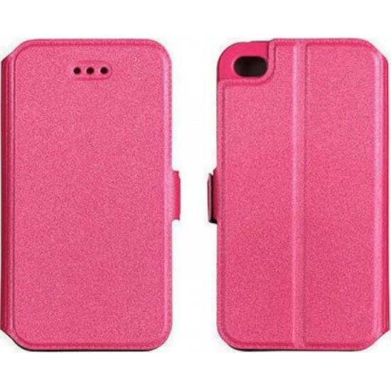(Huawei Ascend P8) OEM Book Cover Pocket Magnet Pink