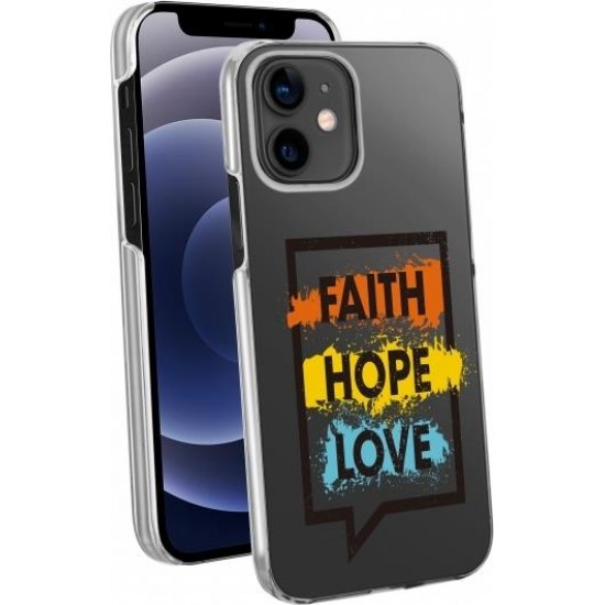 (iPhone 11) Vivanco Back Cover Special Edition Σιλικόνης Faith Hope Love