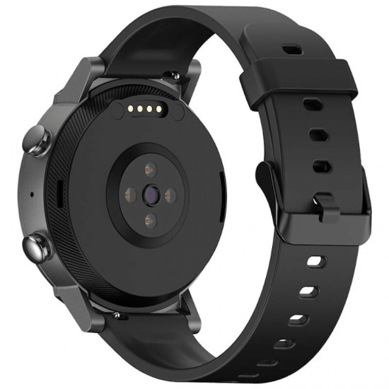 Mobvoi Ticwatch E3 44mm Αδιάβροχο Smartwatch με Παλμογράφο (Panther Black)
