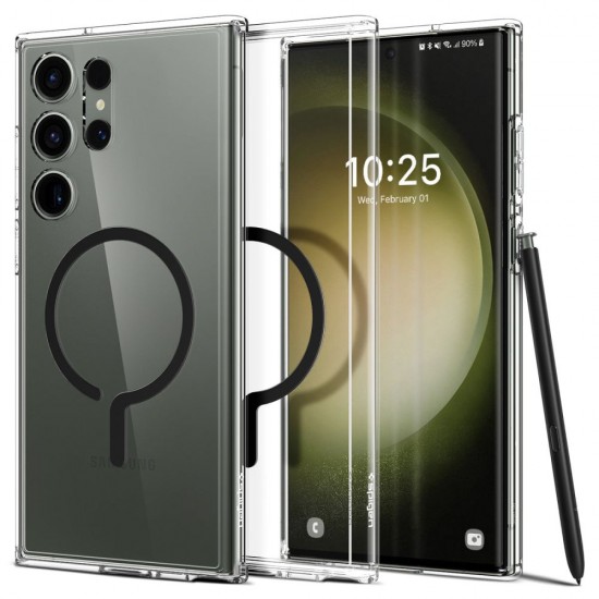 Spigen case Ultra Hybrid Onetap Ring Magsafe for Samsung Galaxy S23 Ultra black