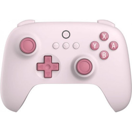   8BitDo Ultimate C Bluetooth Gamepad για Nintendo Switch(Έλεγχος Κίνησης 6 Αξόνων/Δόνηση Rumble) - Pink
