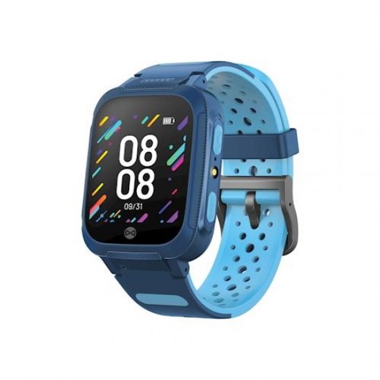 Forever Find Me 2 Παιδικό Smartwatch με GPS και Καουτσούκ/Πλαστικό Λουράκι Μπλε