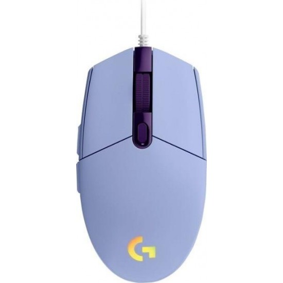 Logitech G102 LightSync RGB Gaming Ποντίκι Lilac