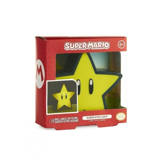 Paladone Super Mario Bros - Super Star Icon Φωτιστικό